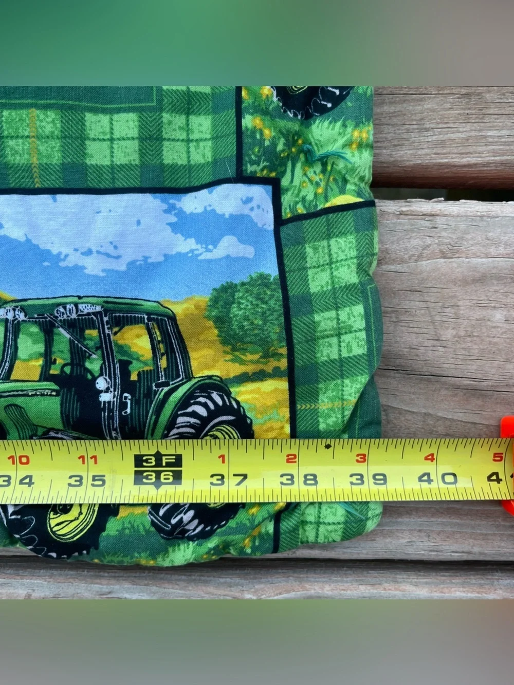 John Deere Reversible Baby Blanket/Wall Hanging Tractor 39x32.5 Nursery Farm